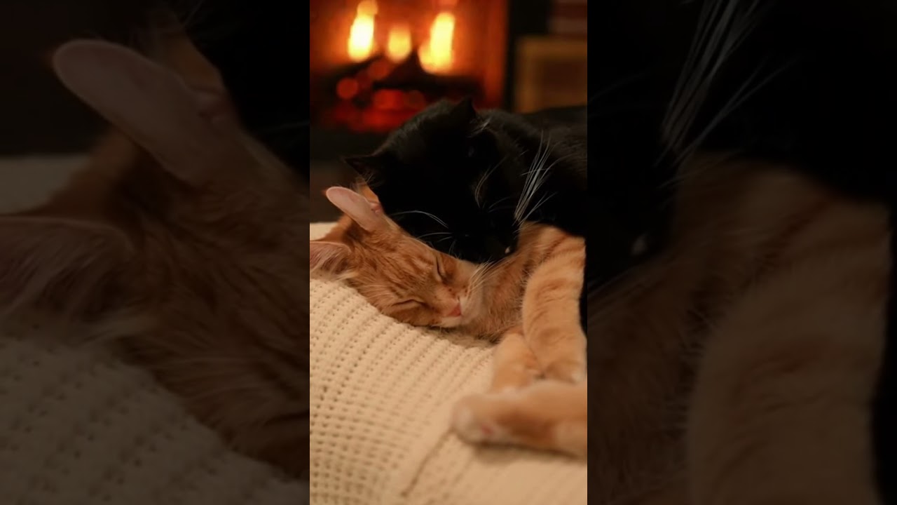 Adorable Cat Doing Nothing… Perfectly 💤#LazyCat #RelaxingVideo #catshortsfunnyvideos