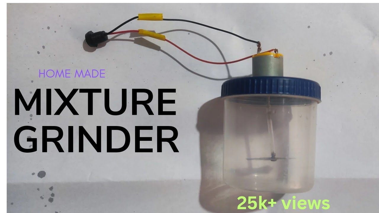 How to make a mixture grinder at home #techdiy #mixture #grinder #technology
