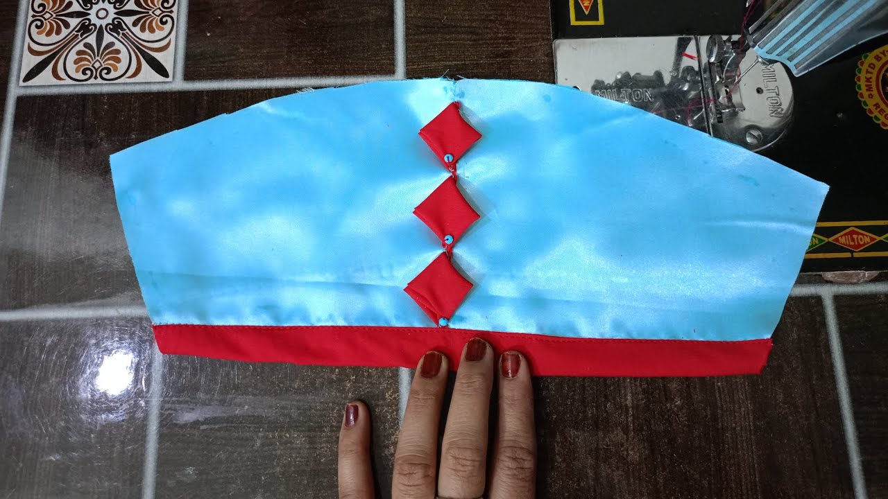 Blouse baju design ll sleeve cutting and stitching video