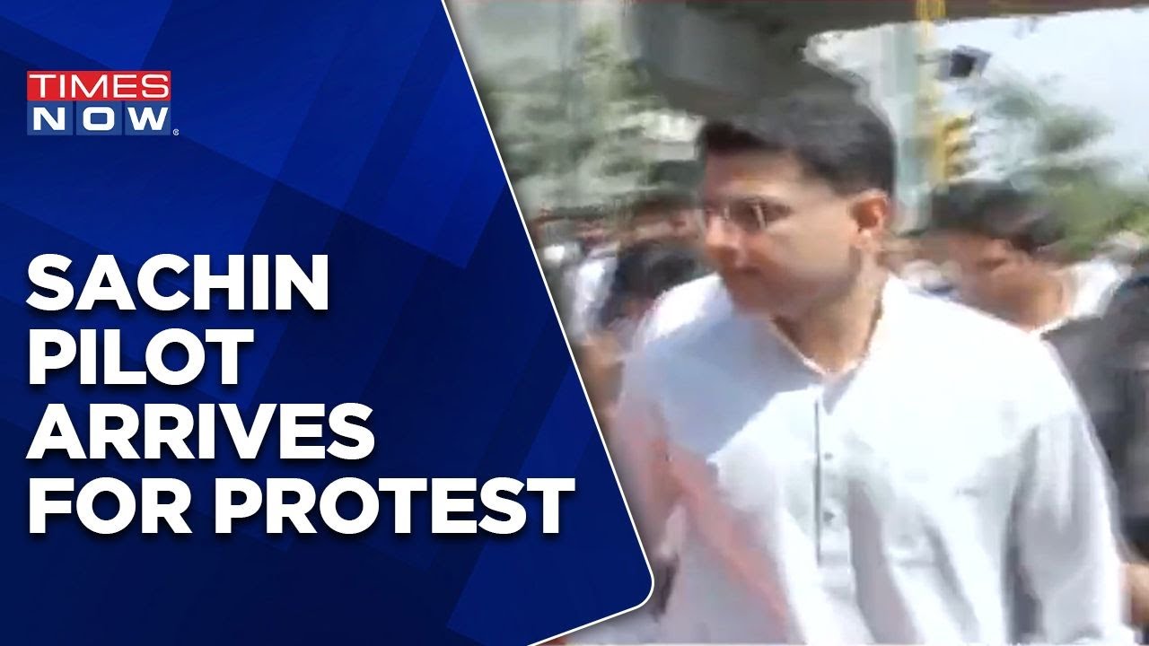Sachin Pilot Arrives To Hold Day-Long Fast Against His Own Government | Rajasthan Political Crisis
