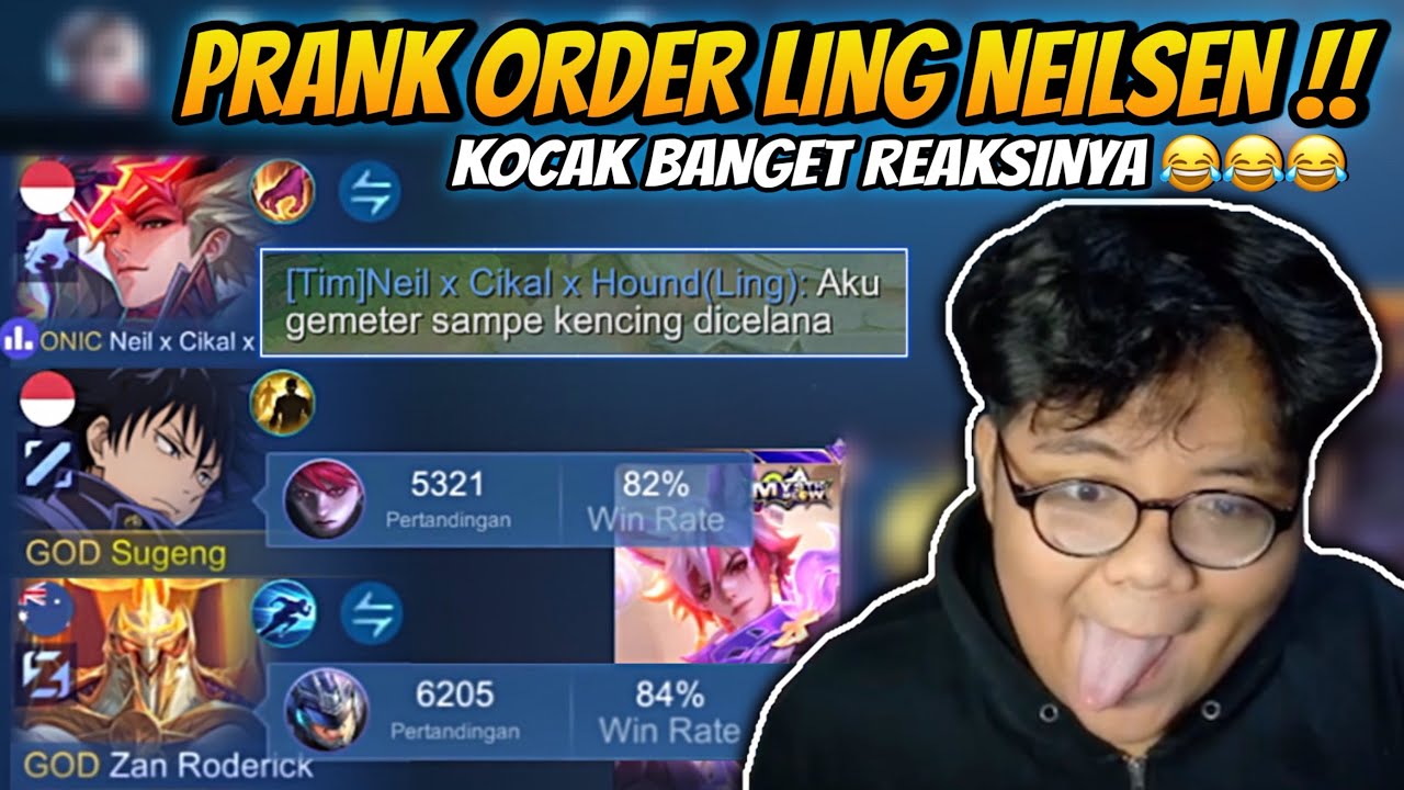 Prank Order Ling Neilsen !! Kocak Banget Reaksinya Awokwok😂