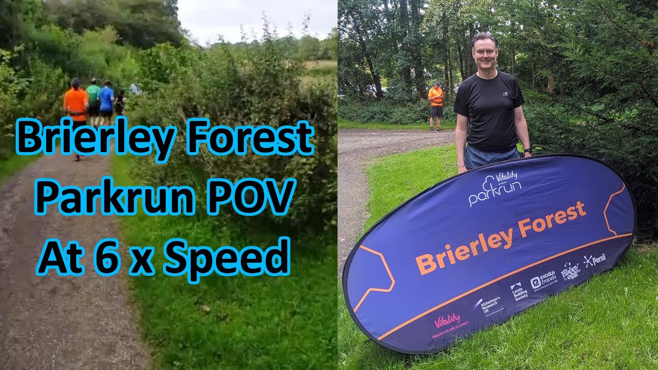 Brierley Forest Parkrun at Six Times Speed