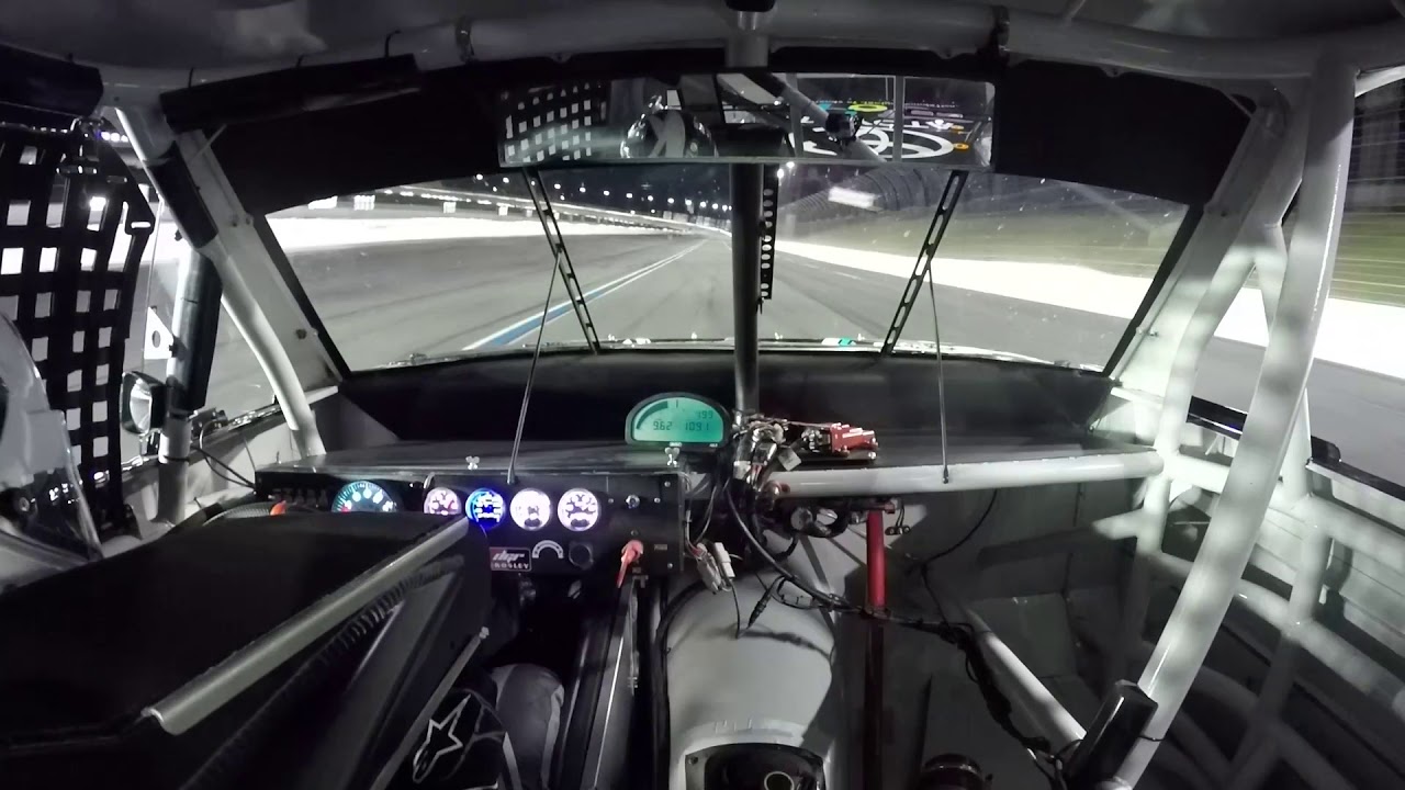 Charlotte Motor Speedway Night Test (NASCAR Truck On-Board Camera)