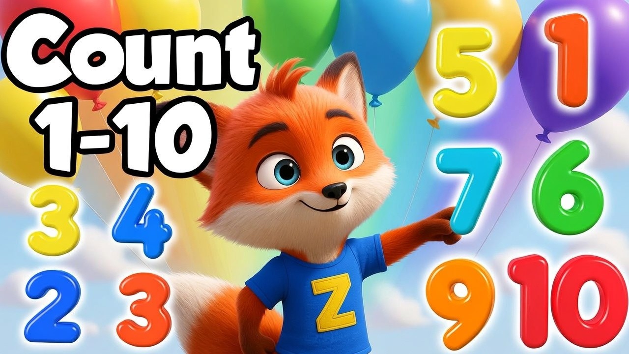 Numbers Song 1 to 10 | Learn Counting for Kids | Toddler Learning Song | 3D Nursery Rhymes