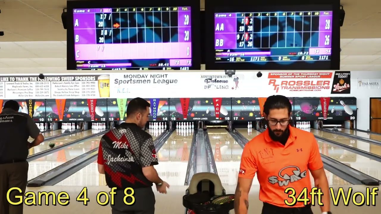 Mic'd up with JR at a PBA event | Canfield, OH Amron lanes | Game 4