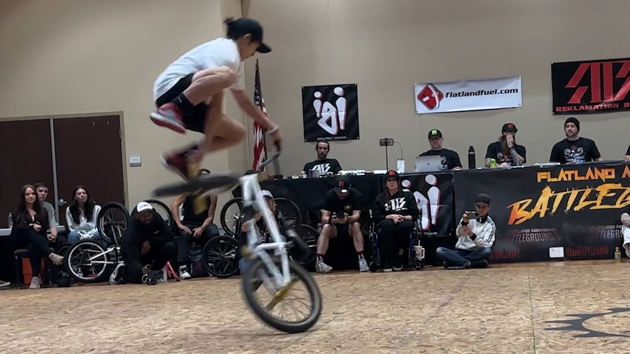2nd place for YUO HAYAKAWA at his 1st PRO BMX FLATLAND CONTEST