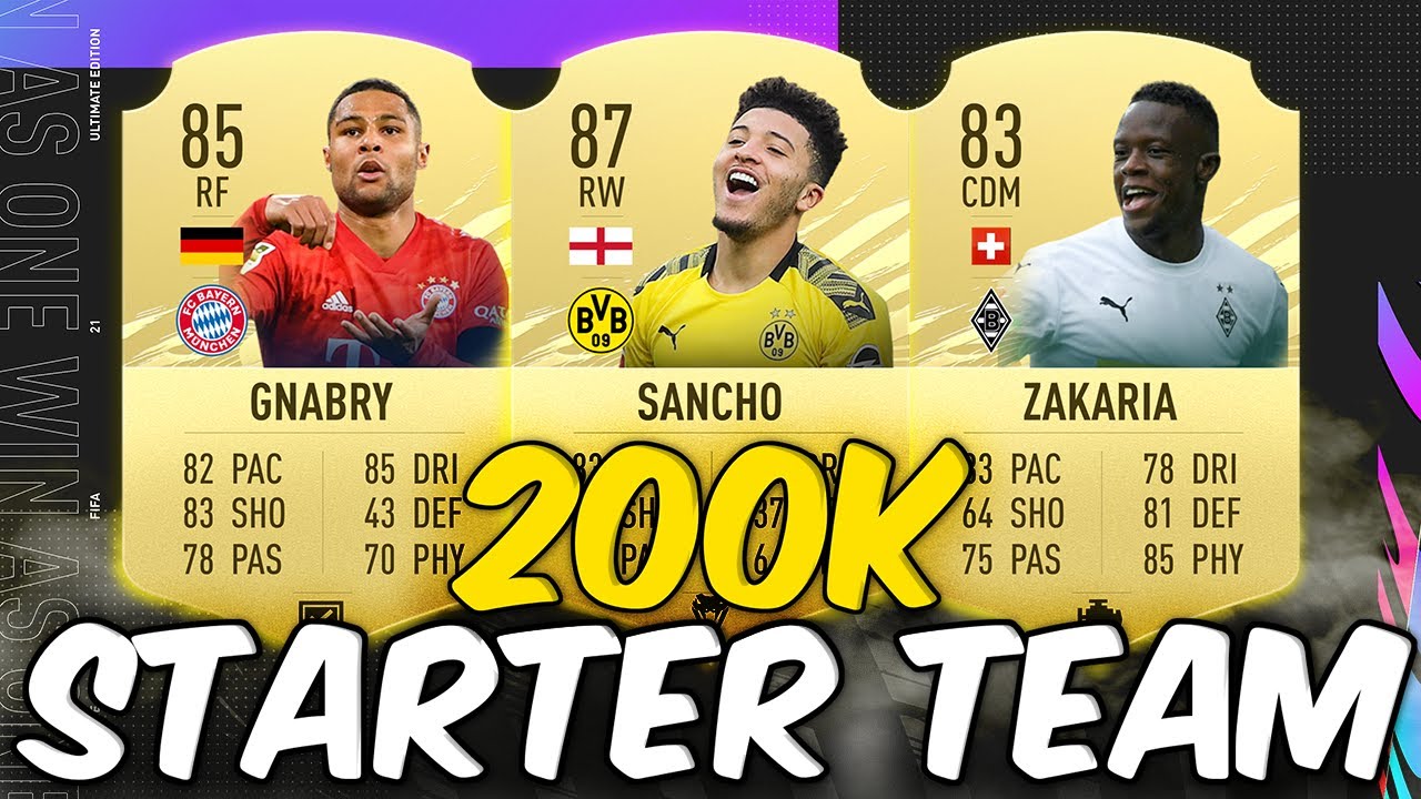 *BEST* 200K STARTER SQUAD BUILDER! 🤩 - FIFA 21 Ultimate Team