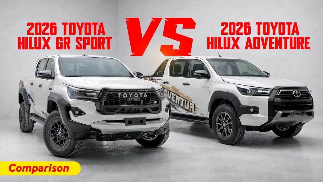 New 2026 Toyota Hilux GR Sport VS Adventure  | Which One is Better? With Price