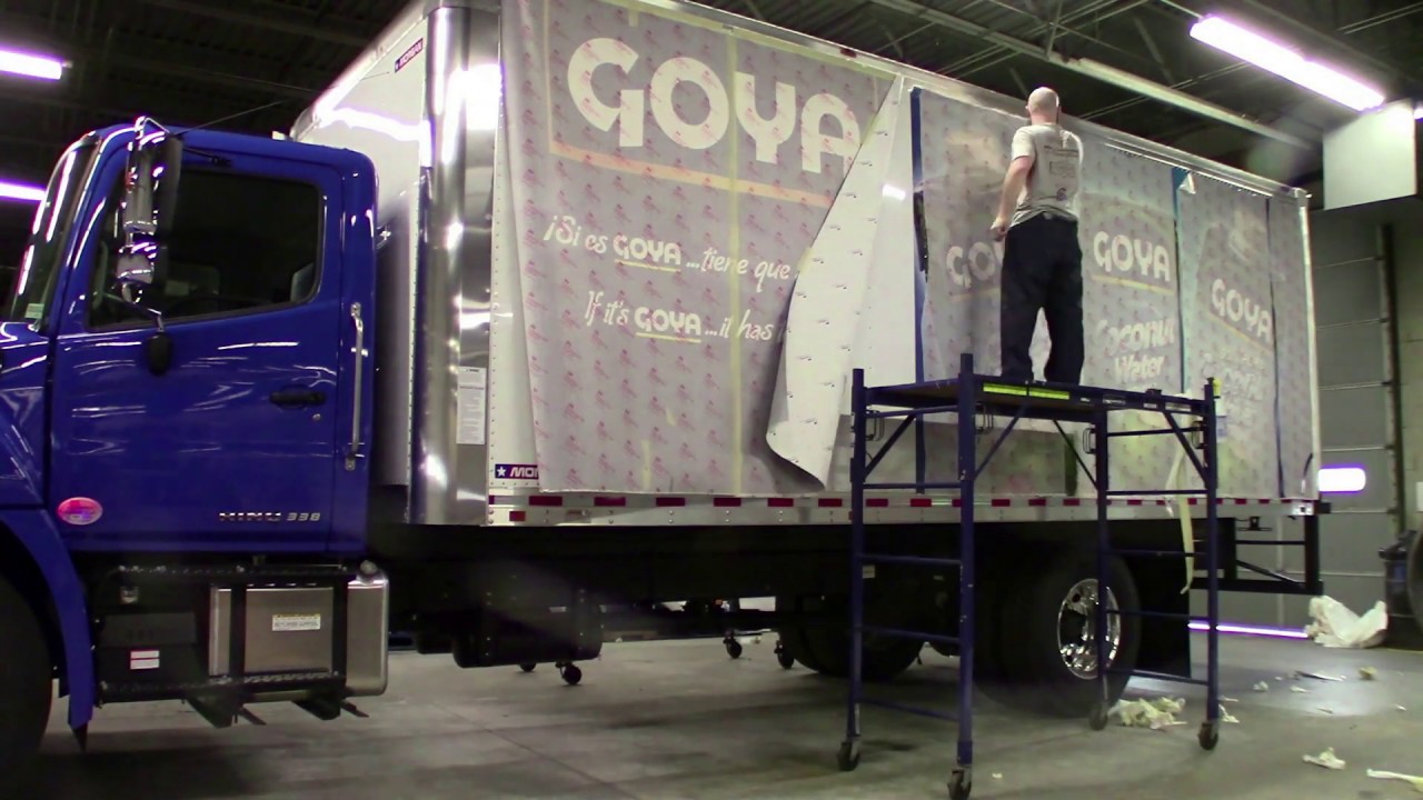 Goya Foods Wrap Install
