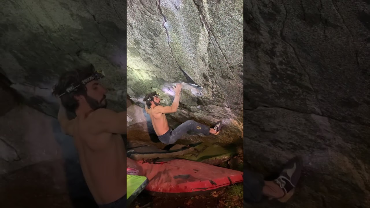 Mazinga Z (7C) Tarzan, Val Masino #climbing #rockclimbing #bouldering #boulder
