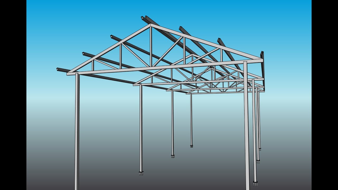 FreeCad ile çelik yapı tasarımı ve çizimi (Bölüm 1)  FreeCad whit Steel Stracture Desining.