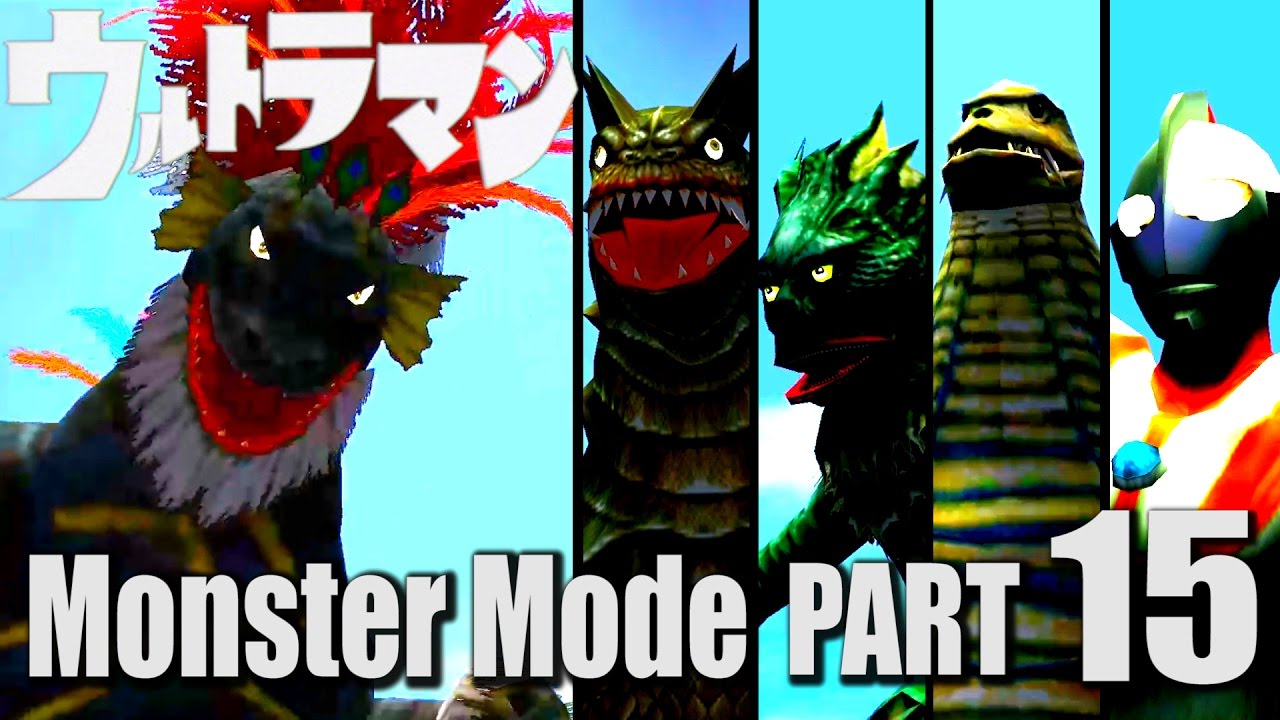 ULTRAMAN PS2 GAME - Monster Mode Part 15 - Geronimon ( 1080P HD 60fps )