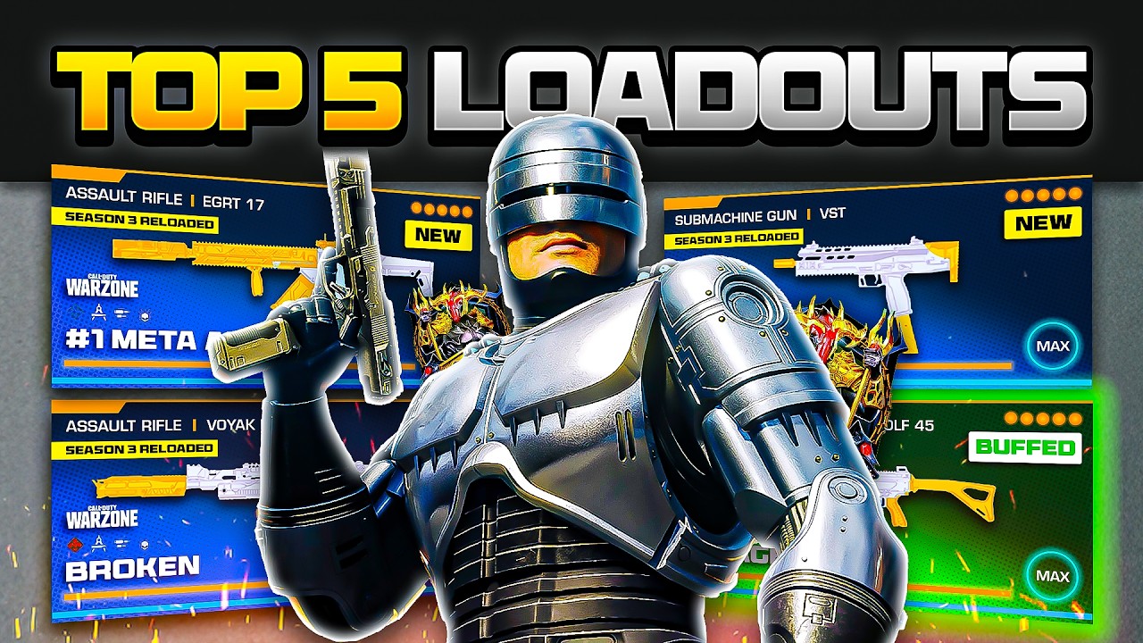the TOP 5 *BROKEN* META Loadouts in Warzone After the NEW UPDATE! (Warzone BEST Classes)
