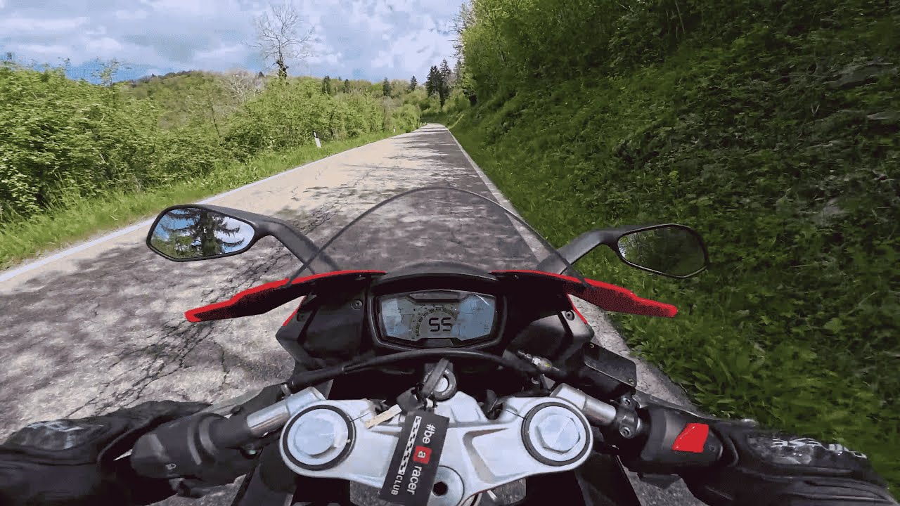 Aprilia RS 125 2024 ┃ Uphill/Downhill Ride┃Pure Sound