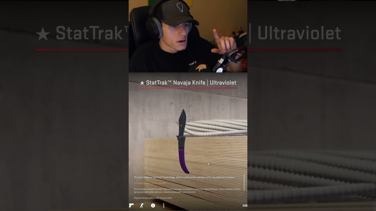 Arrow получает ★ нож StatTrak&trade; Navaja | Ultraviolet