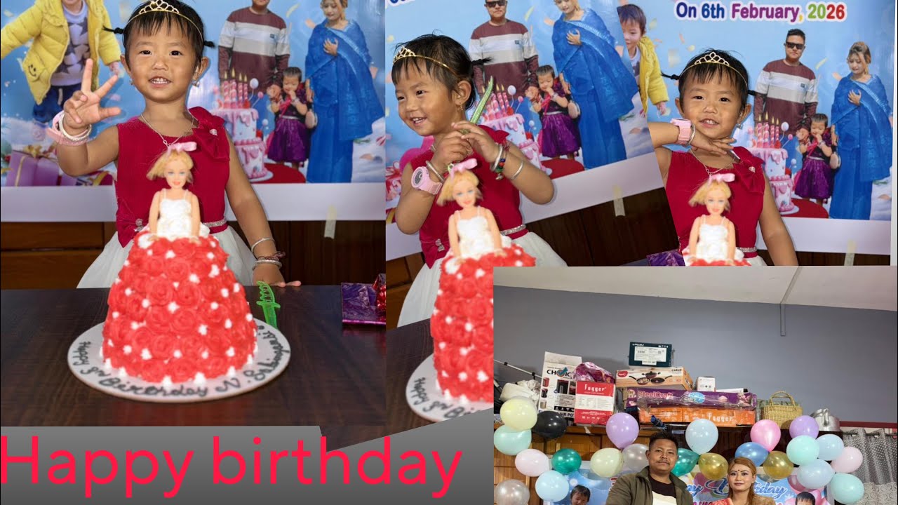 Echa Thoibi gi chahi 3 Suba Birthday piktakna twbire 