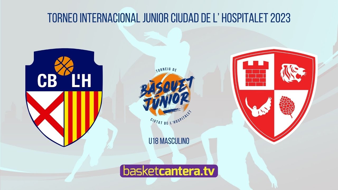 U18M.  CB L’HOSPITALET vs FORT ERIE INTERNATIONAL ACADEMY CANADÁ. Torneo Ciudad de L'Hospitalet 2023