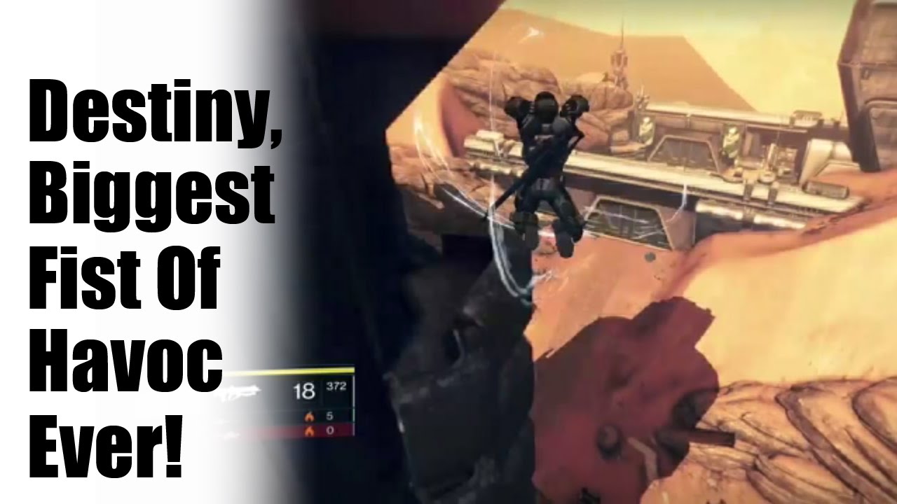 Destiny Glitch: Titan's Biggest Fist of Havoc Ever