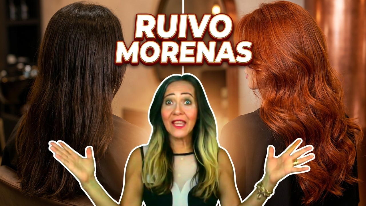 HOW TO COMBINE RED HAIR FOR BRUNETTES #PersonalColor