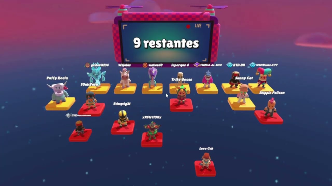VICTORIA EN LASER DASH Y CONSIGO SUBIR A PLATINO CON EL TRAJE DE COCO #stumbleguys