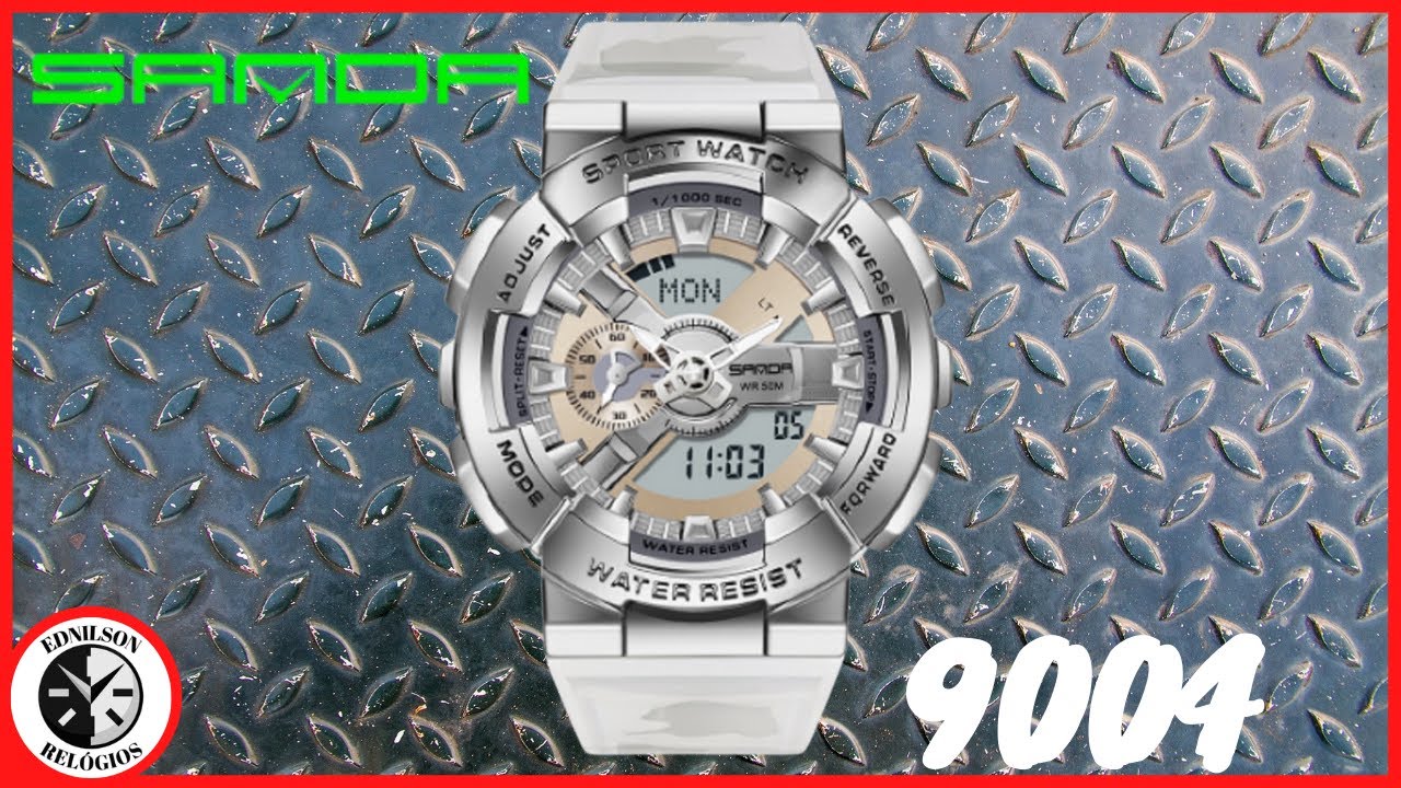 Relógio sanda 9004 (STEEL)