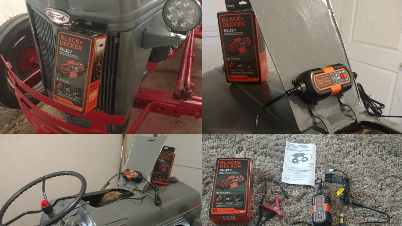 Black and Decker BM3B 6v 12v Battery Tender and Maintainer Unboxing and Review