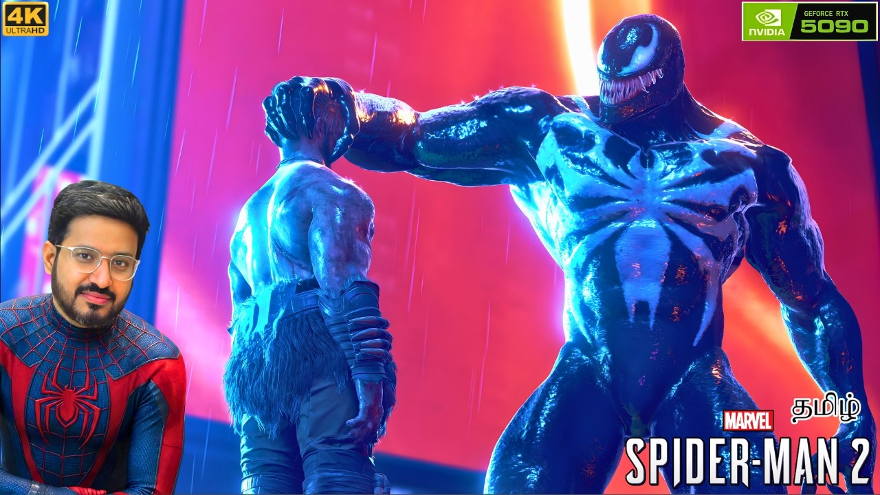Venom Vs Kraven Boss Fight | Spiderman 2 Gameplay in Tamil | Earth Gamer