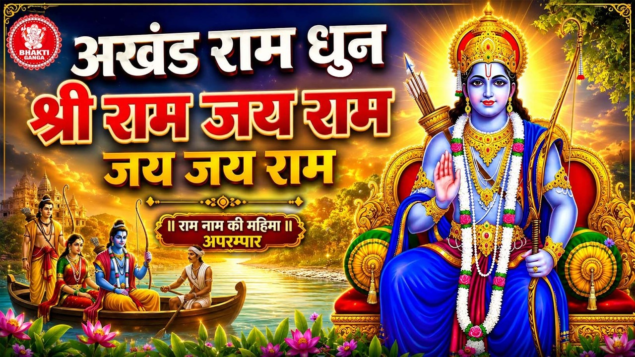 श्री राम जय राम जय जय राम ( अखंड राम मनका 108 ) - Shri Ram Jai Ram Jai Jai Ram - Best Shri Ram Dhun