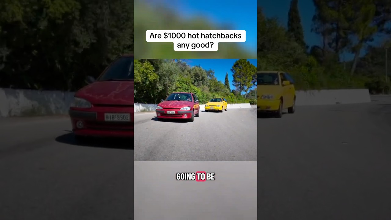 A tour of our $1000 hot hatchbacks #carsoftiktok #cheapcar #hothatch #peugeot #seatibiza