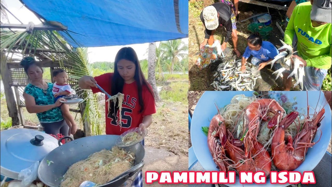 PAMIMILI NG MGA ISDA + NAGLUTO KAMI NG PANCIT PANGMERYENDA