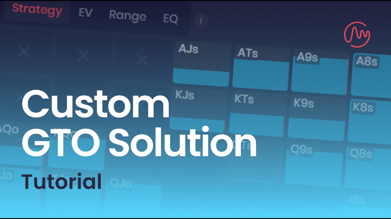 Custom GTO Solution | Deepsolver Tutorial Video