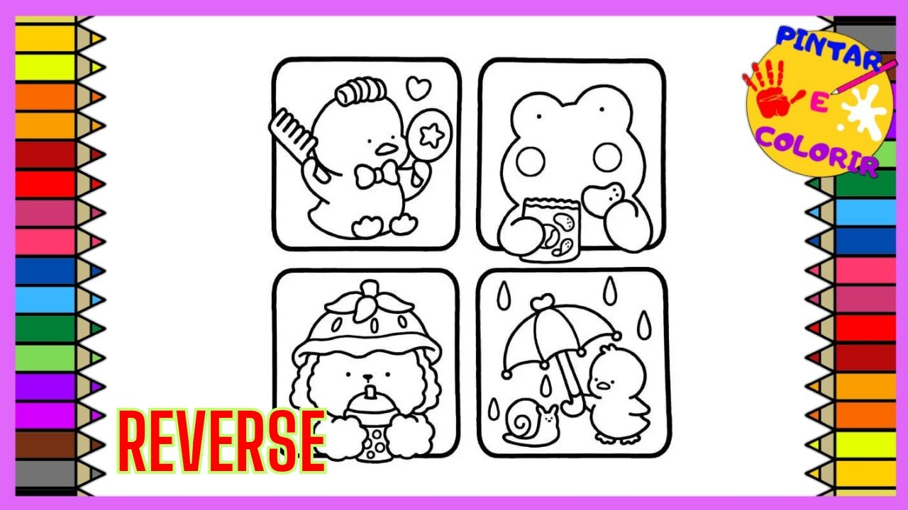 Descolorindo Personagens de COMFY DAYS by COCO WYO