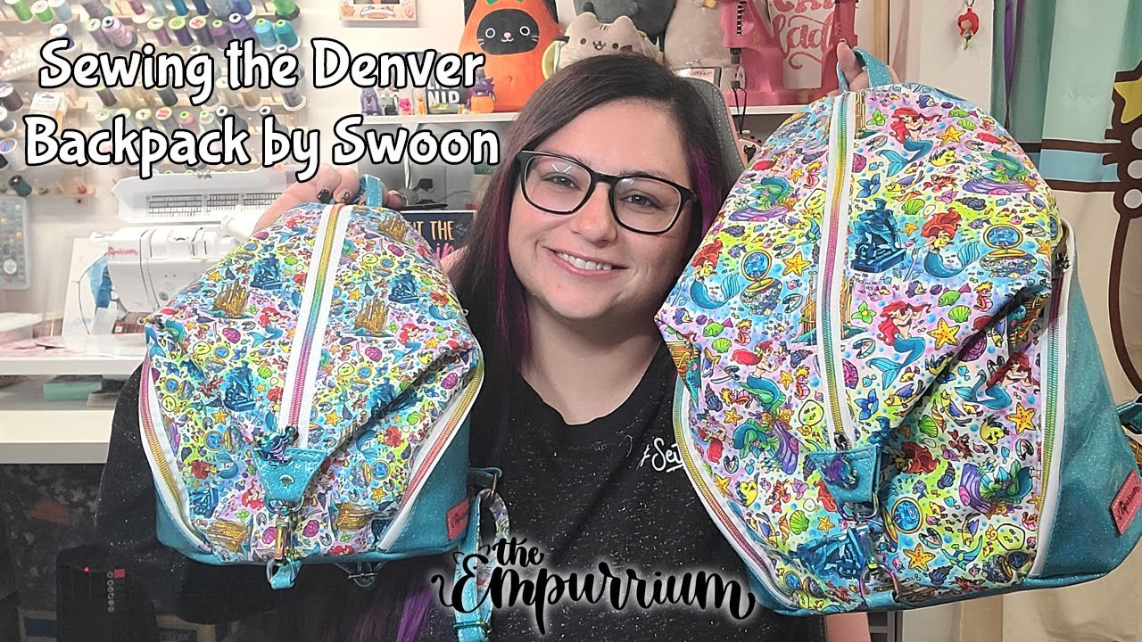 Sewing the Denver Backpack from Swoon Patterns with a Modified Back and Double Sided Straps