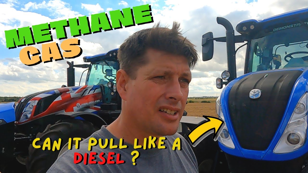 GAS vs DIESEL - NEW HOLLAND T6.180 Methane Tractor