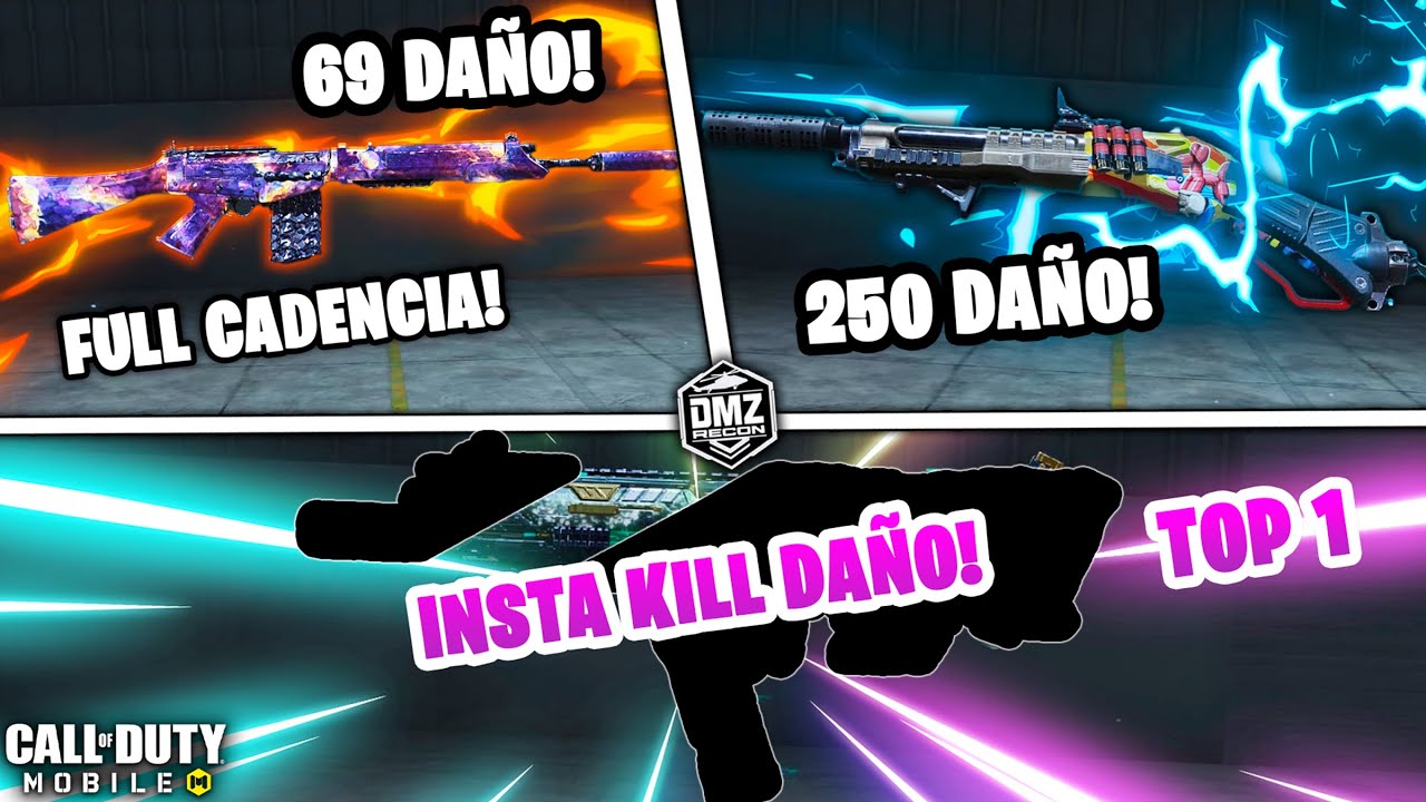 ESTAS ARMAS HACEN FACIL! DMZ RECON DIFICIL TIENES QUE USARLAS YA! MEJORES ARMAS COD MOBILE | Dimitry