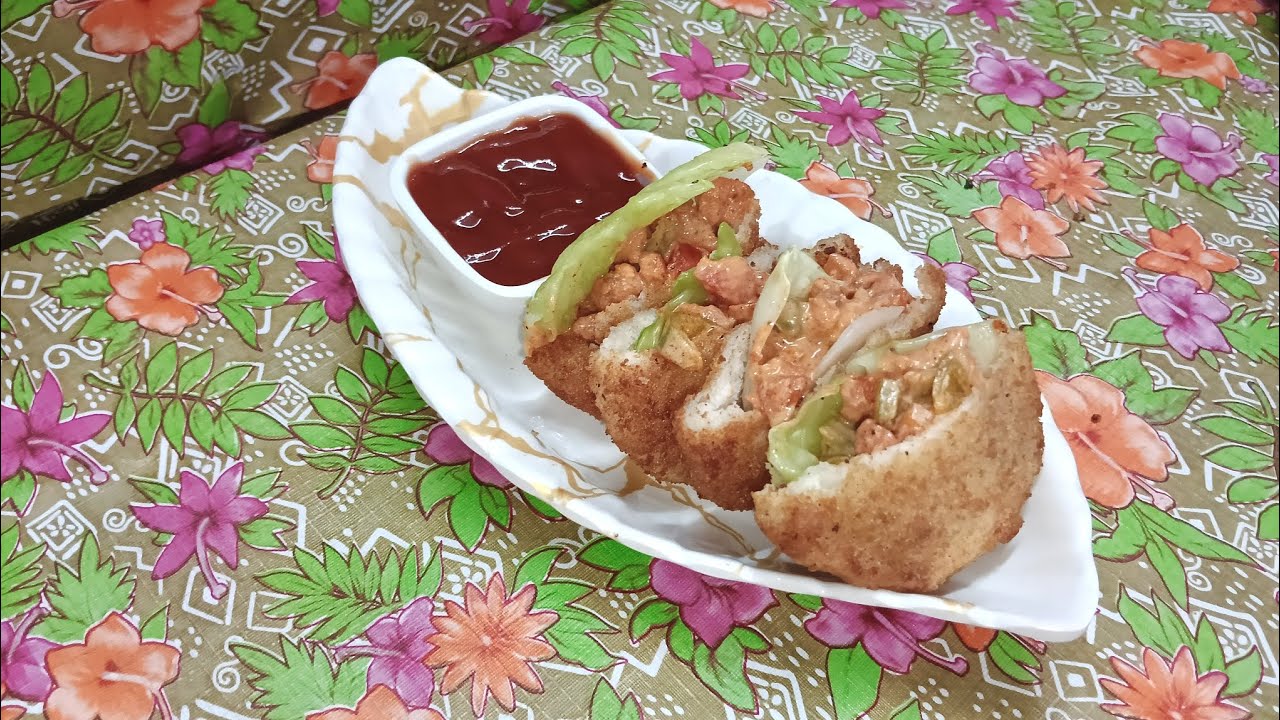 Chicken Pockets 🥪🔥 | Crispy Stuffed Chicken Bread Recipe | AB Recipes