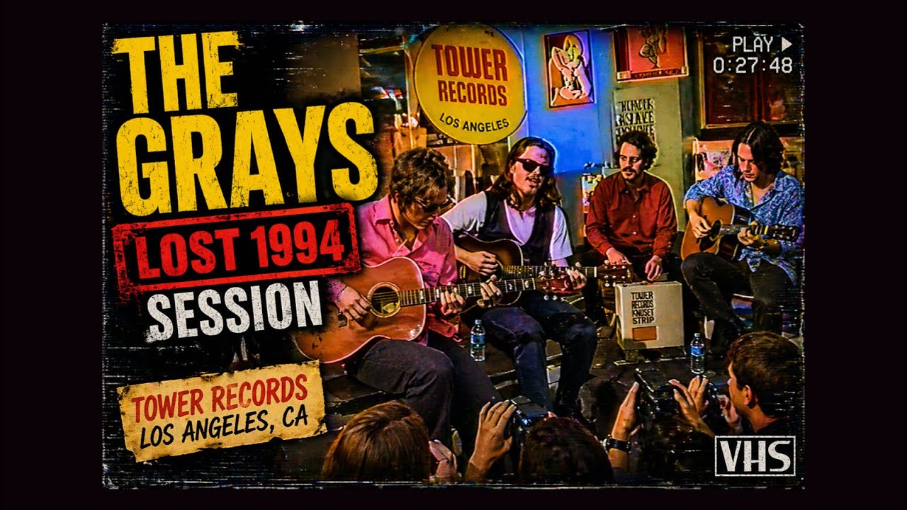 The Grays - Acoustic in store at Tower Records Los Angeles, CA 3/?/94 jellyfish
