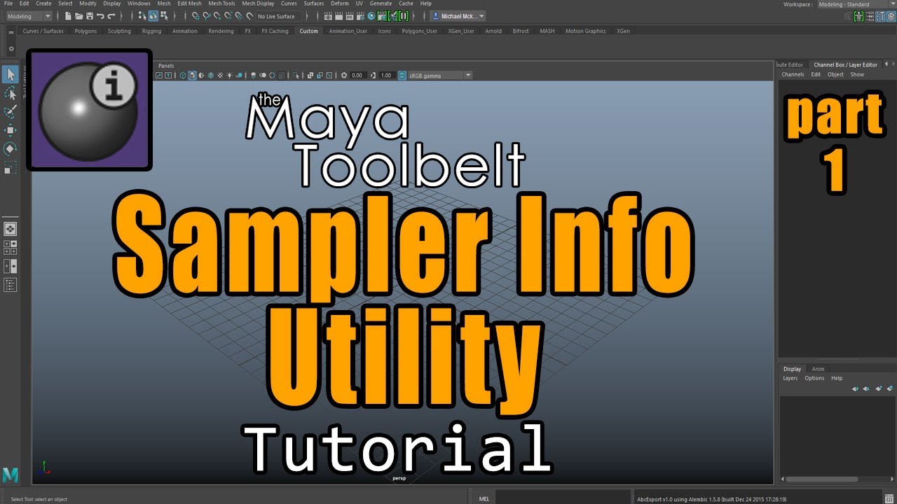 The Maya Toolbelt - Sampler Info Utility - Part 1