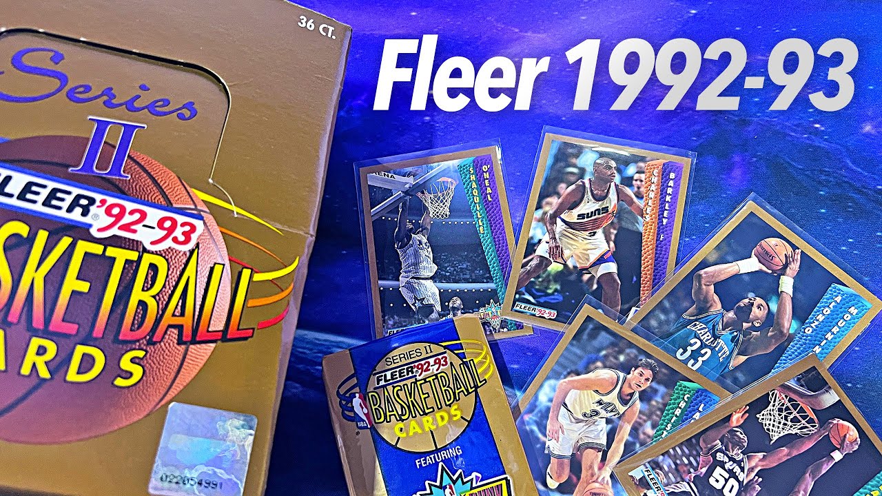 Fleer 92-93 Rip - Shaquille O'Neal, Alonzo Mourning, Charles Barkley, David Robinson, John Stockton