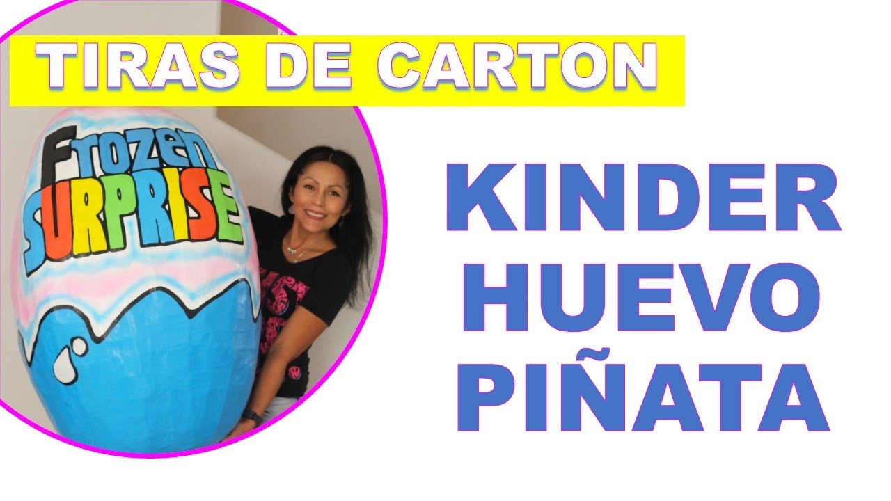 KINDER HUEVO SORPRESA - ESTILO FROZEN