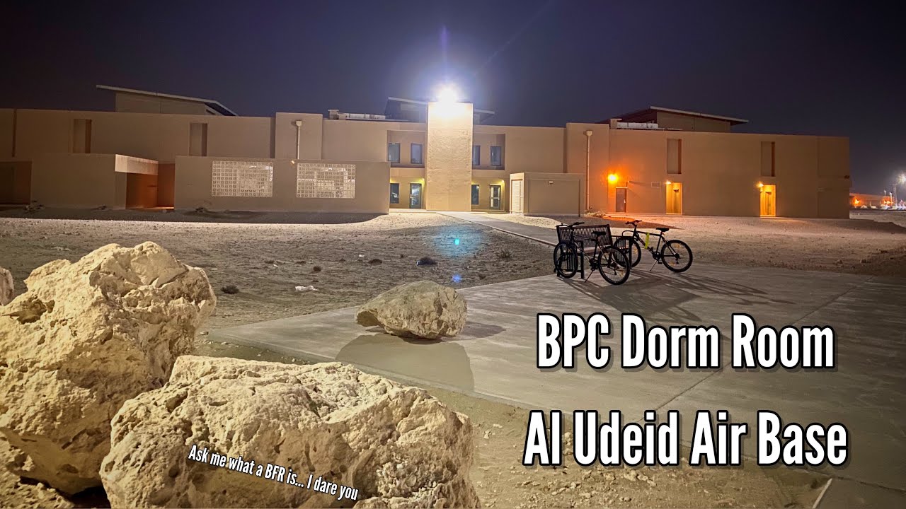 Экскурсия по жилым номерам BPC на авиабазе Аль-Удейд!