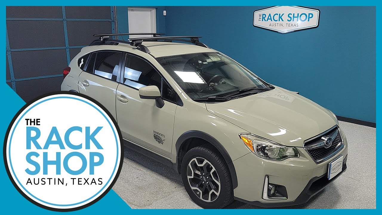 2013-2024 Subaru Crosstrek w/ Yakima TimberLine JetStream Roof Rack | The Rack Shop - Austin, TX
