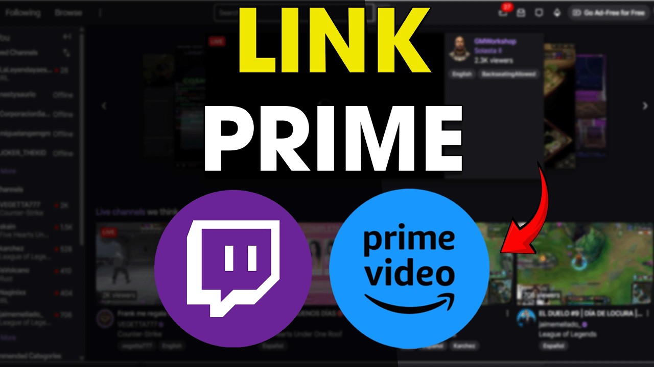 Как связать Amazon Prime с аккаунтом Twitch (простое руководство)