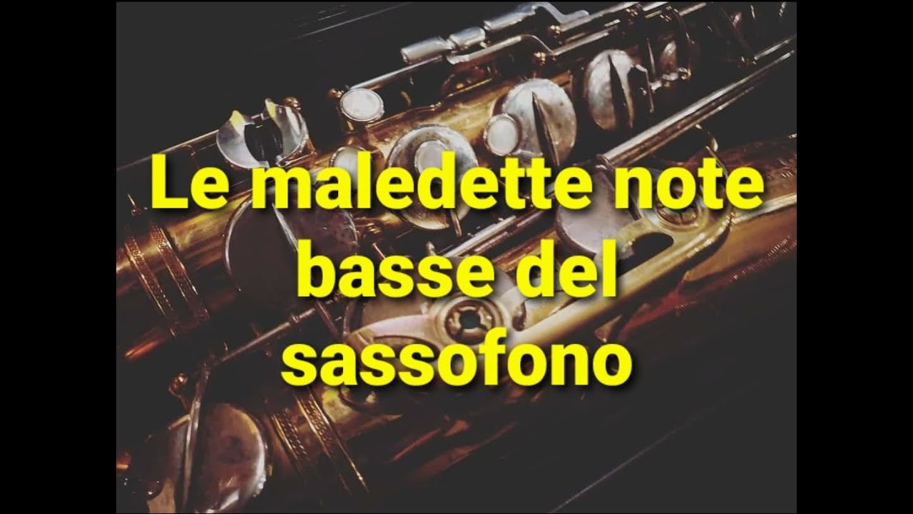 Le maledette note basse del sassofono