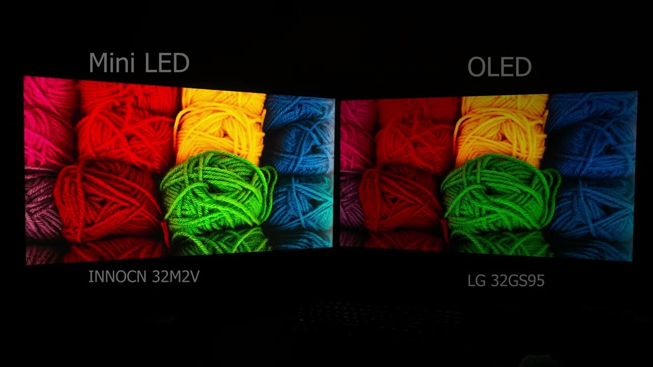 4K OLED vs Mini LED Monitor in HDR (32M2V vs 32GS95UE)