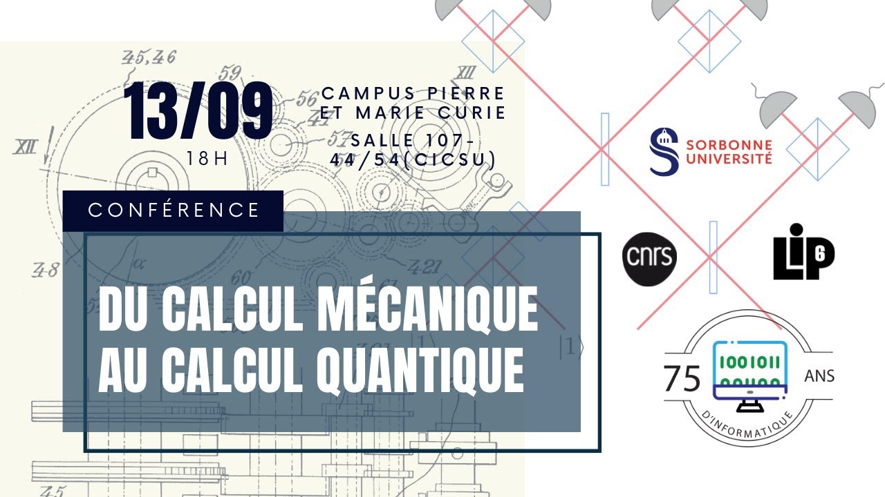 Du calcul mécanique au calcul quantique