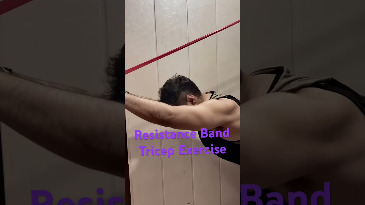 Resistance Band Workout | Tricep Workout With Band | Home Workout