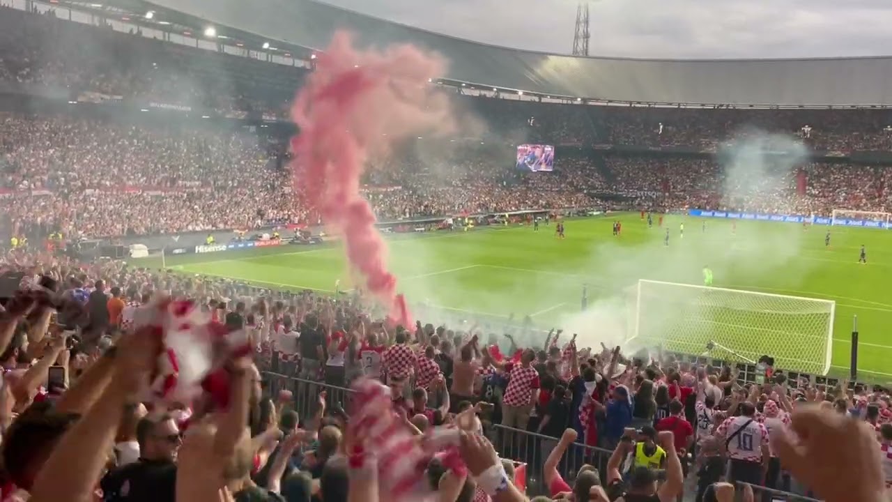 Hrvatski navijači u Rotterdamu (18.06.2023) - Hrvatska 🇭🇷 vs. Španjolska 🇪🇸