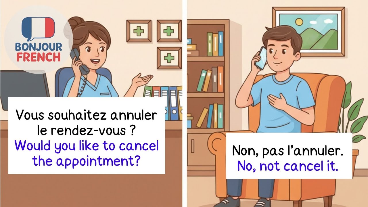 Real French Conversation: Rescheduling a Medical Appointment