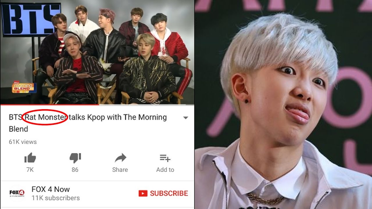 Fox 4 News Apologizes For Misspelling Rap Monster's Name As Rat Monster